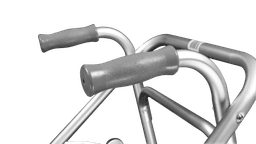 Andador 2 Barras Triangular Infantil Dobrável com Rodas Alumínio — vista 2