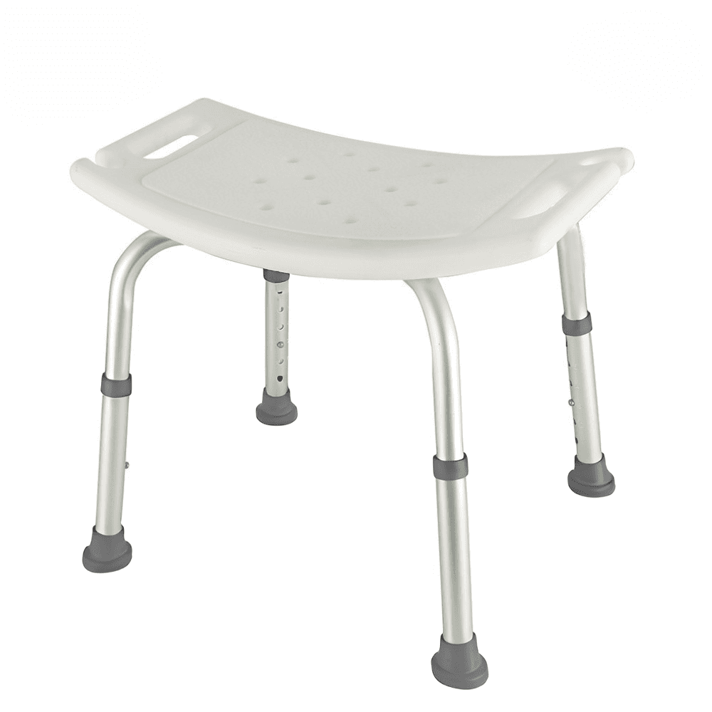 Banqueta para Banho sem Encosto com Suporte para Chuveiro — Med Live Well